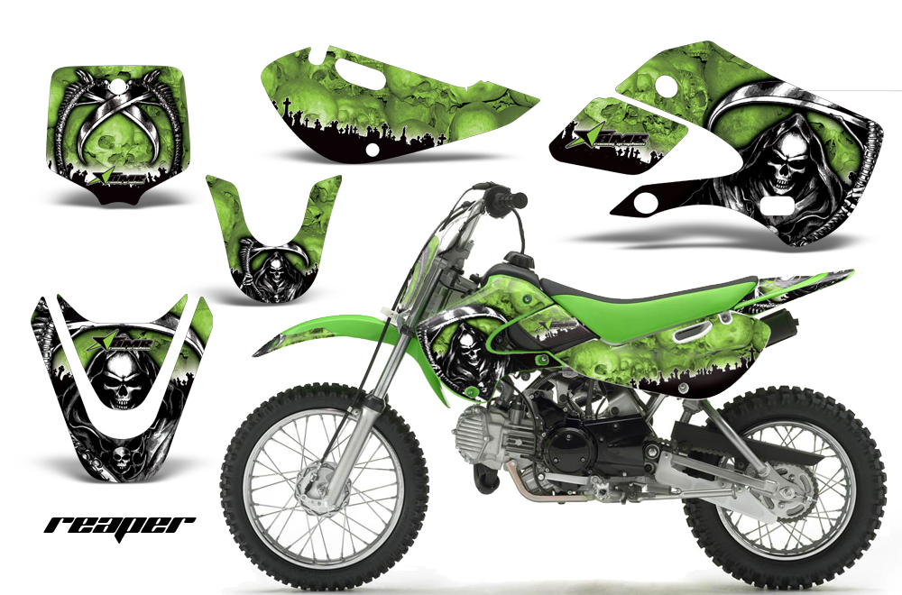 Kawasaki KLX 110 KX 65 00-09 NP Graphic Kit REAPER G